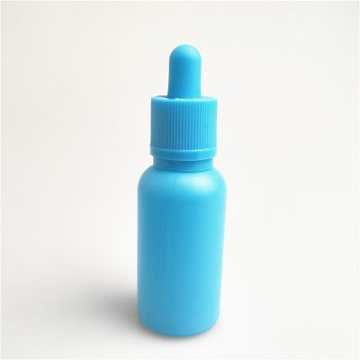 Pet Plastic cap glass beauty water dropper e cosmetic bottle container juice packing for CBD