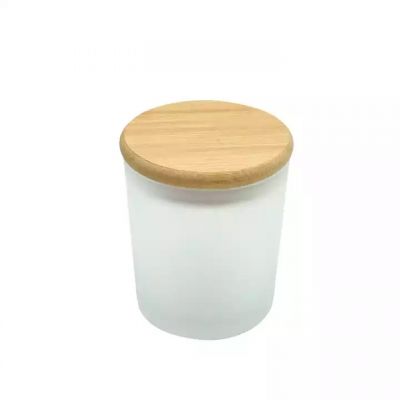 Designer 2021 Unique Jars For Candle Making Clear White Frosted Custom Candle Jar With Lid And Gift Box