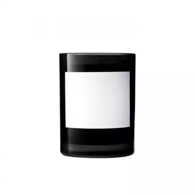 Custom Logo 8oz 10oz 12 oz Elegant Candle Jars White Black Matte Frosted Luxury Empty With Wooden Bamboo Lids For Candle Making