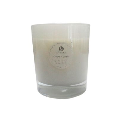 color luxury glass scented candles in bulk