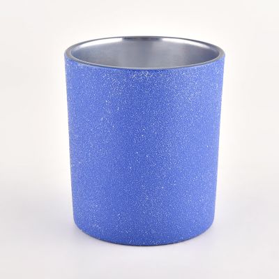 custom electroplating glass candle vessels wholesale