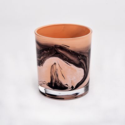 New Arrival Colorful Painting Glass Candle Holders Wholesale