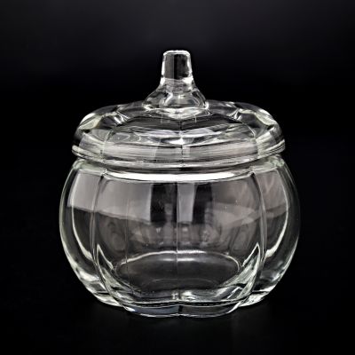 clear glass candle jars with lid christmas candle holder