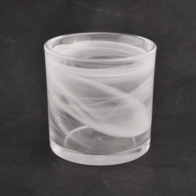 Newly design special deco luxury glass candle holder cylinder for wholesale