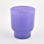Popular 200ml purple step glass jar in bulk