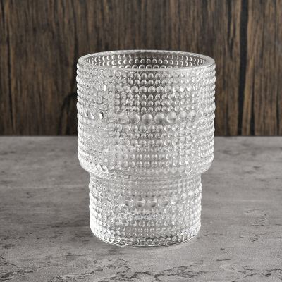 200ml unique design glass jars for candles wholesales
