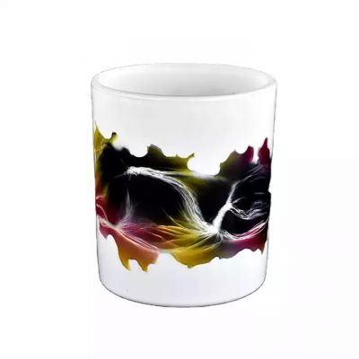 luxury hand painted artwork glass candle cup