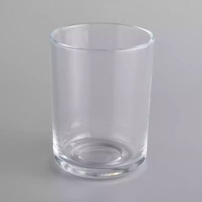 wholesale candle jar round bottom glass clear