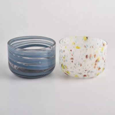 colorful fragrance glass candle jars