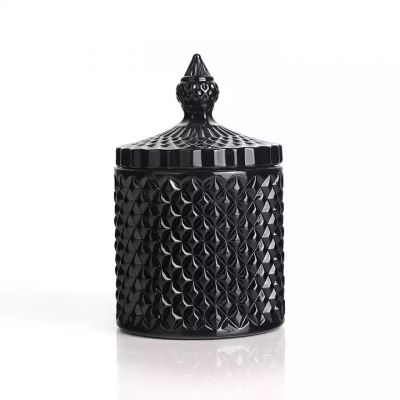 New Design Top Quality Personalized Black Galvanized metal Candle Holder