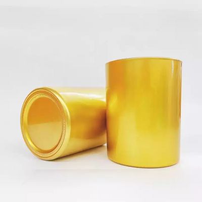 wholesale luxury gold empty candle making supplies