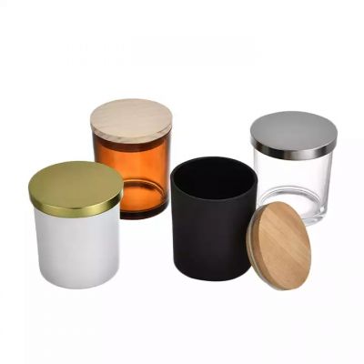 Wholesale Outdoor And Indoor Candle Glass Container With Lid Containers Candle Jars