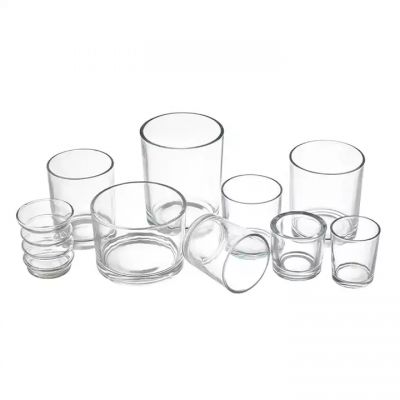 Transparent Empty Glass Jar Candle Container Different Candle Jars For Candle Making