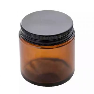 High quality various size glass votive candle holder candlesticks bulk amber glass jar
