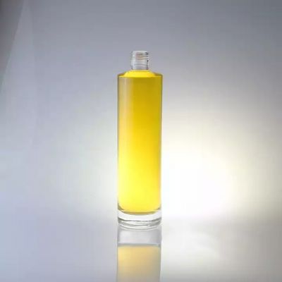 Wholesale Transparency Empty 750ml Cylinder Glass Bottle For Liquor