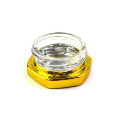 Smell Proof 9ml Container Jars Oil Container Storage Air Tight Container Hex Concentrate Jars with CR Caps Included