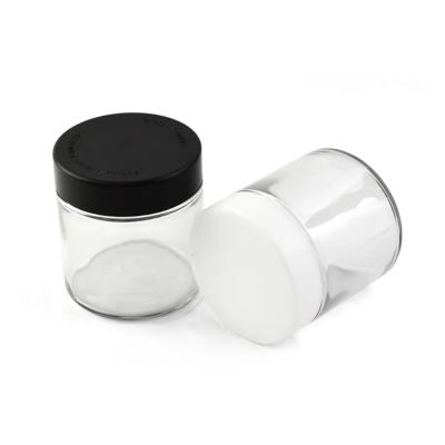 Glass Jar Drip Lid Available Child Resistant Lid Hot Sale for Food Storage Glass Jars with Airtight Locking Top