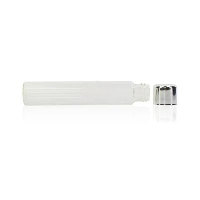 Round Flat Bottom Sample Bottle Smell Proof 22*115mm Borosilicate Glass Test Tube With Aluminum Screw Cap Liner