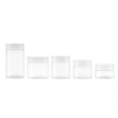 Factory direct sale 80ml 110ml 140ml 190ml 250ml flowers packing clear glass bottlestraight side jar with childproof lid