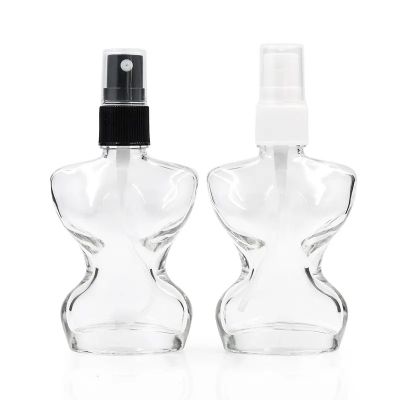 30ml spray glass bottle perfume glass bottle with white cap