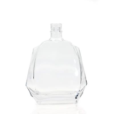 Luxury High Grade Vodka Whisky Brandy Gin Rum Tequila Frost Glass Bottle With Custom Logo