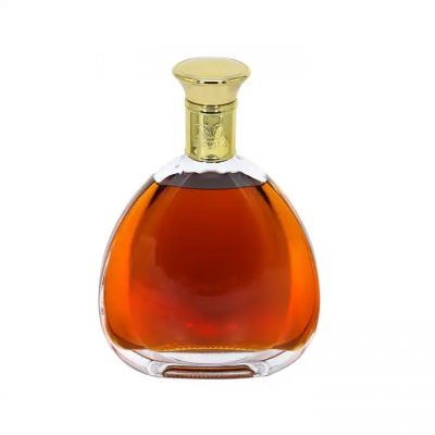 luxury 750ml liquor bottle manufacturers shaped tequila vodka whisky brandy glass bottle