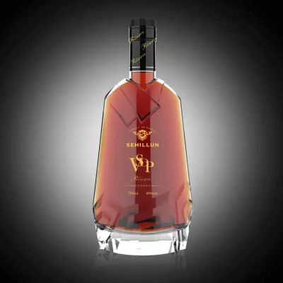 OEM ODM Glass Bottle Factory Wholesale High quality design Rum Tequila Whisky Bottles 700ml 750ml 1L 3L Glass Bottle