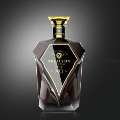 glass bottle manufacture wholesale glass bottle 750ml 7000ml custom luxury whisky glass bottle