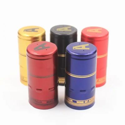 China Supplier Packaging Customized PVC Sleeve Aluminum Shrink Capsules for Whiskey Rum Gin Wine