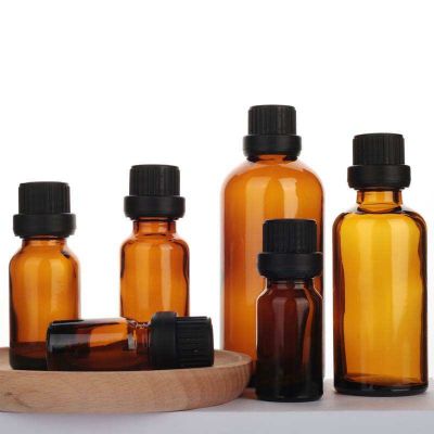5ml 10ml 15ml 20ml 30ml 50ml 10ml Amber Essential Oil Glass Aromatherapy Tincture Bottle