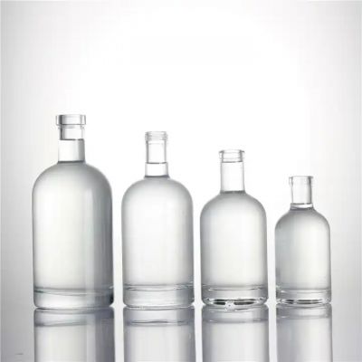 thick bottom luxury customized oslo liquor screw whiskey glass bottle samples 700 ml 750 ml