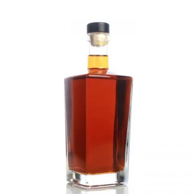 purchase empty fancy 750ml liquor whiskey 500ml wide gin vodka alcohol gin square glass bottle for tequila