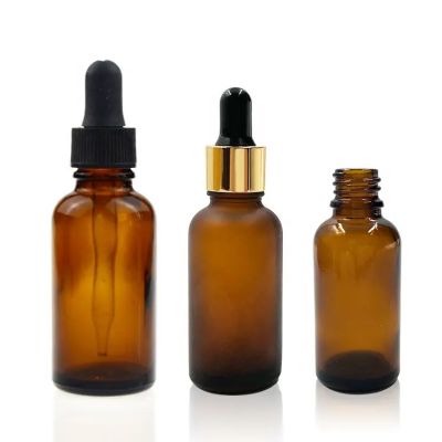 10ml 20ml 30ml Essence Skincare Beard Cuticle Essential Oil Amber Glass Dropper Bottle with Dropper