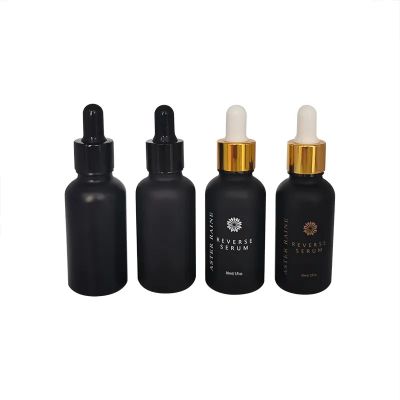 5ml 10ml 150ml 20ml 30ml 50ml 100ml frosted black glass essential oil dropper bottle with lid
