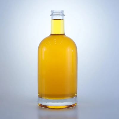 Clear Transparent 500 mL Screw Top Wine Glass Bottle