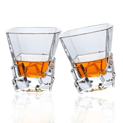 Wholesale Japanese High Quality Crystal Glass Old Fashioned Custom 10oz Whiskey Glass For Whiskey Drinking