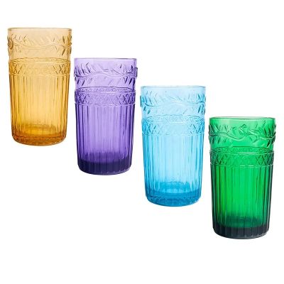2023 Sublimation Blanks Acrylic Retro Vintage In Bulk Skinny Heart Press Stemless Wine Glasses Glass Tumbler Cups With Straw