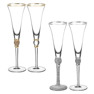 Disposable Luxury Wine Glass with Logo Champagne Crystal Hot Sale 8 45oz 250ml Clear Quantity Camouflage Western Creative Europe