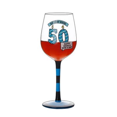Wine Glasses Wholesale Popular Wine Glass Goblet Custom Red KOREAN Quantity White Customized Europe hand-painted Wine Glass