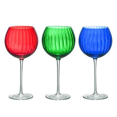 colorful wine glass crystal lead free wedding giant wine glasses green red wine glass globet