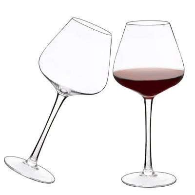 Classic Hand-blown Crystal Wine Glasses Universal Red Wine Glass set of 2 Bordeaux Glasses Premium Red wine Drinking Glass set
