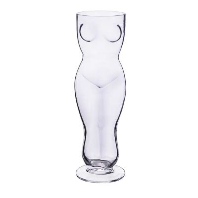 Cocktail Glass Unique Sexy Body Shaped Cup Beer Wine Glass Champagne Goblet 16oz Glass Cup for Nightclub for Home Party