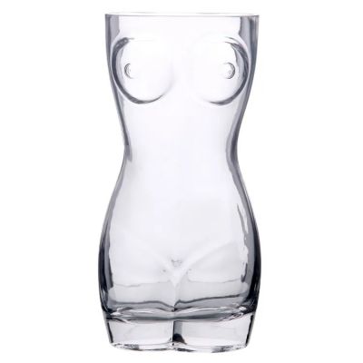 Handmade sexy woman body shaped glass beer glass