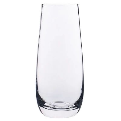 Wholesale Water Bottle Box Gold Crystal Customized Luxury Black Red Colored Stemless Plastic Drinking Cup Wine Glass Glasses