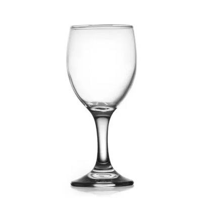 Wholesale light luxury bar glass elegant crystal clear goblet vintage wine glass tumbler
