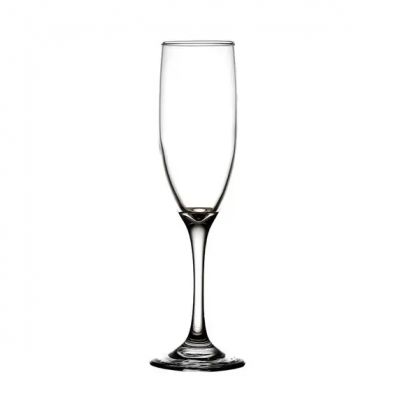 Wholesale luxury transparent drinking glass flute wine goblet crystal champagne flute