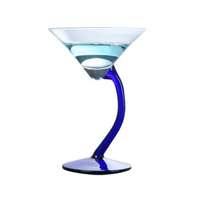 Wholesale unique design glasses for cocktails bar crystal glass cocktail glasses