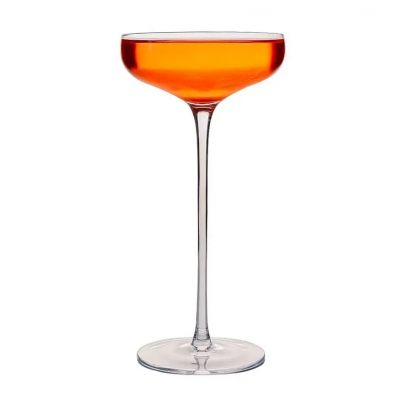 Hot sale Japanese KIMURA lead-free martini crystal coupe glass wine cocktail cup