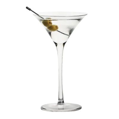 Wholesale bar use 140ml crystal lead-free wine cocktail glasses martini glasses