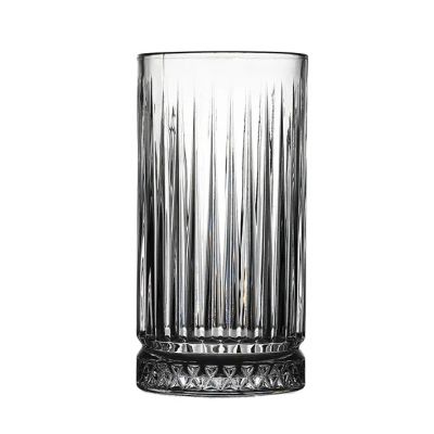 Wholesale lead-free crystal light luxury collins glass tumbler drinking glass bar glasses